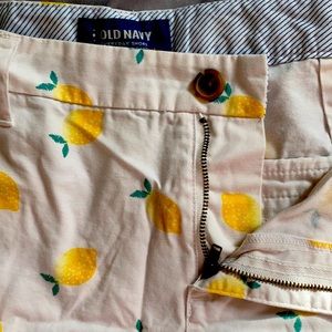 OLD NAVY lemon shorts